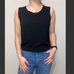 Black Sleeveless Top
